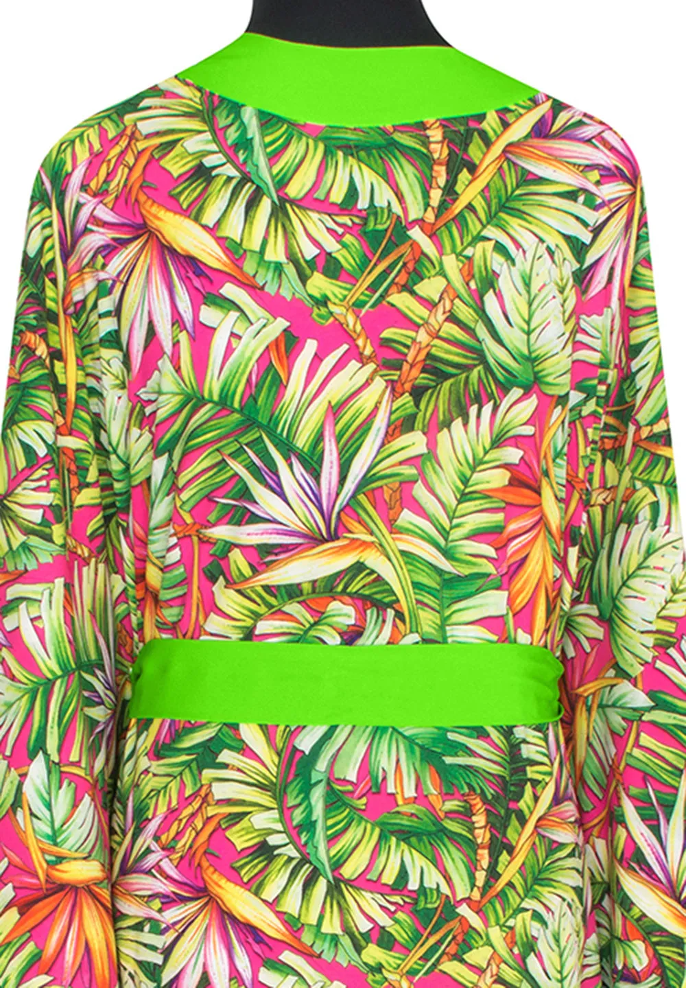 Tropics - Jungle Paradise Kimono (Neon Green)