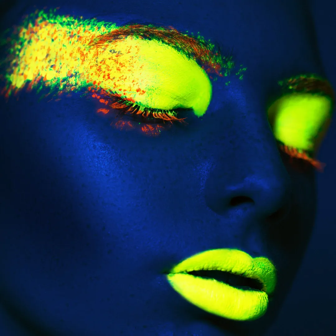 UV Neon Pigment Makeup - 6 Piece Bundle