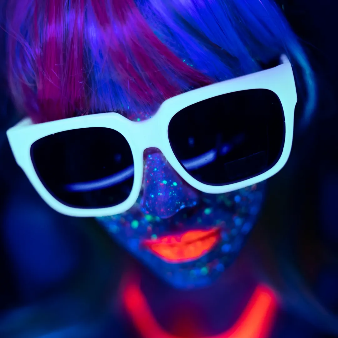 UV Neon Pigment Makeup - 6 Piece Bundle