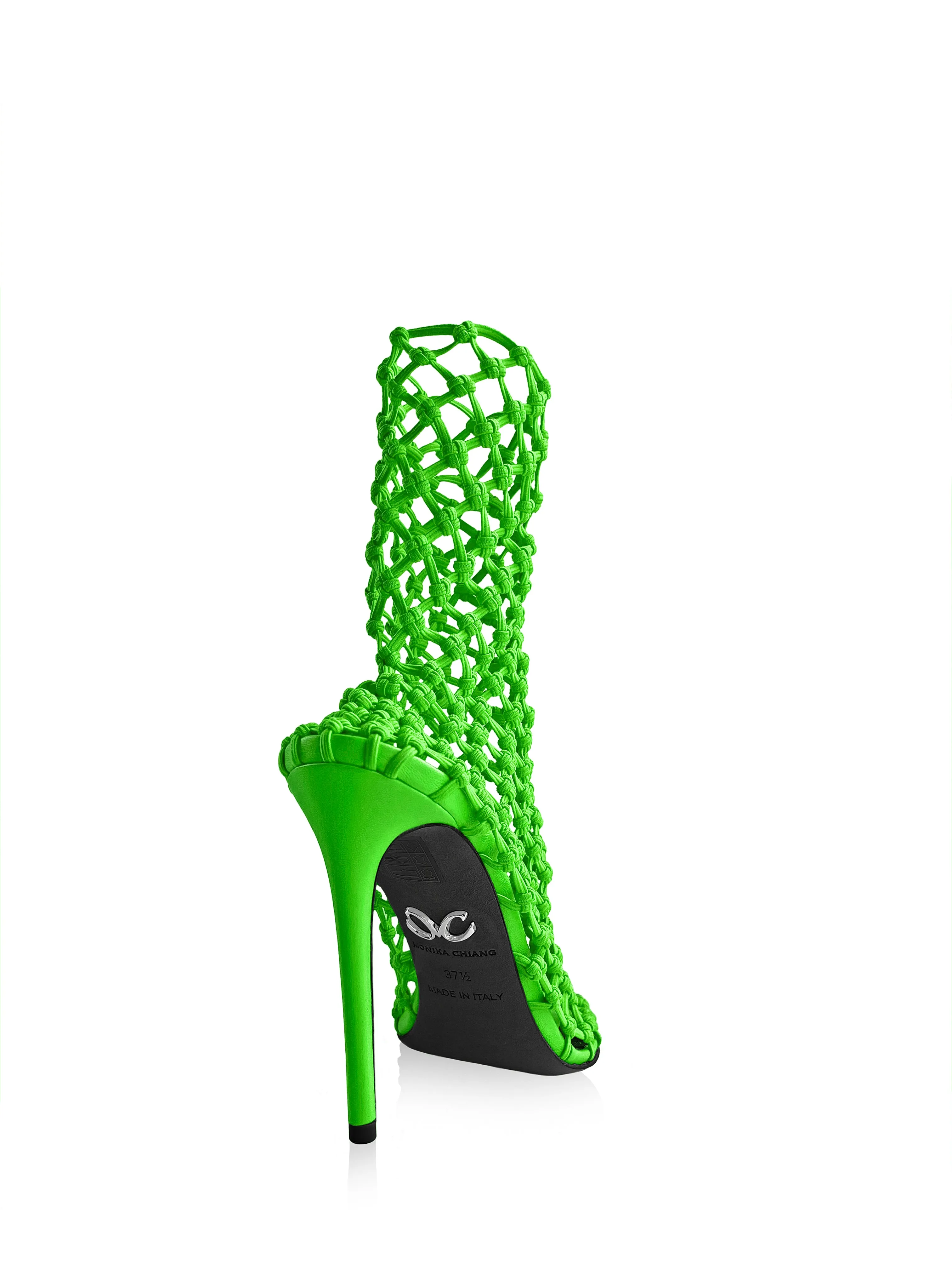 VELA 110 NEON GREEN NET SOCK SANDALS