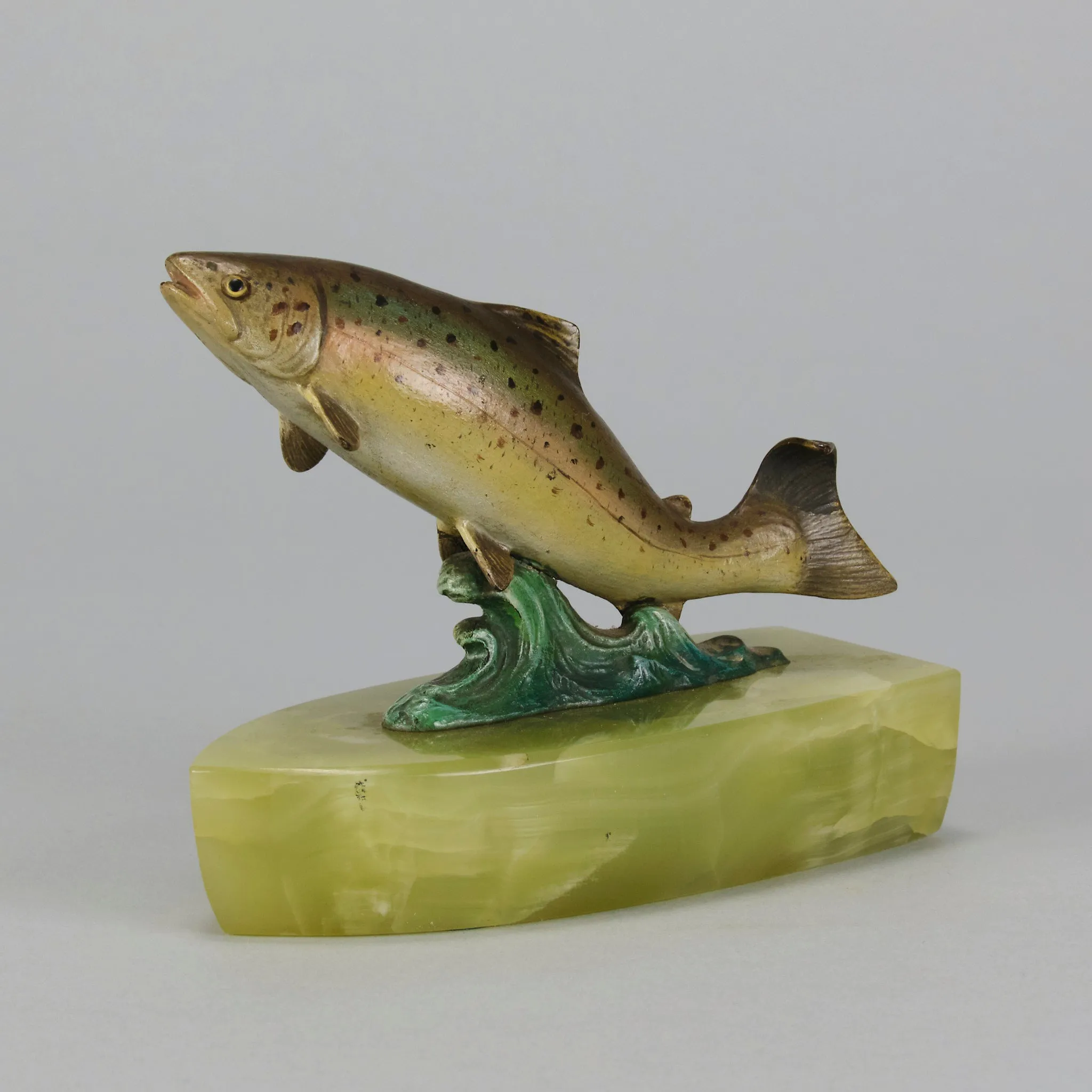 Vienna Bronze "Leaping Salmon"