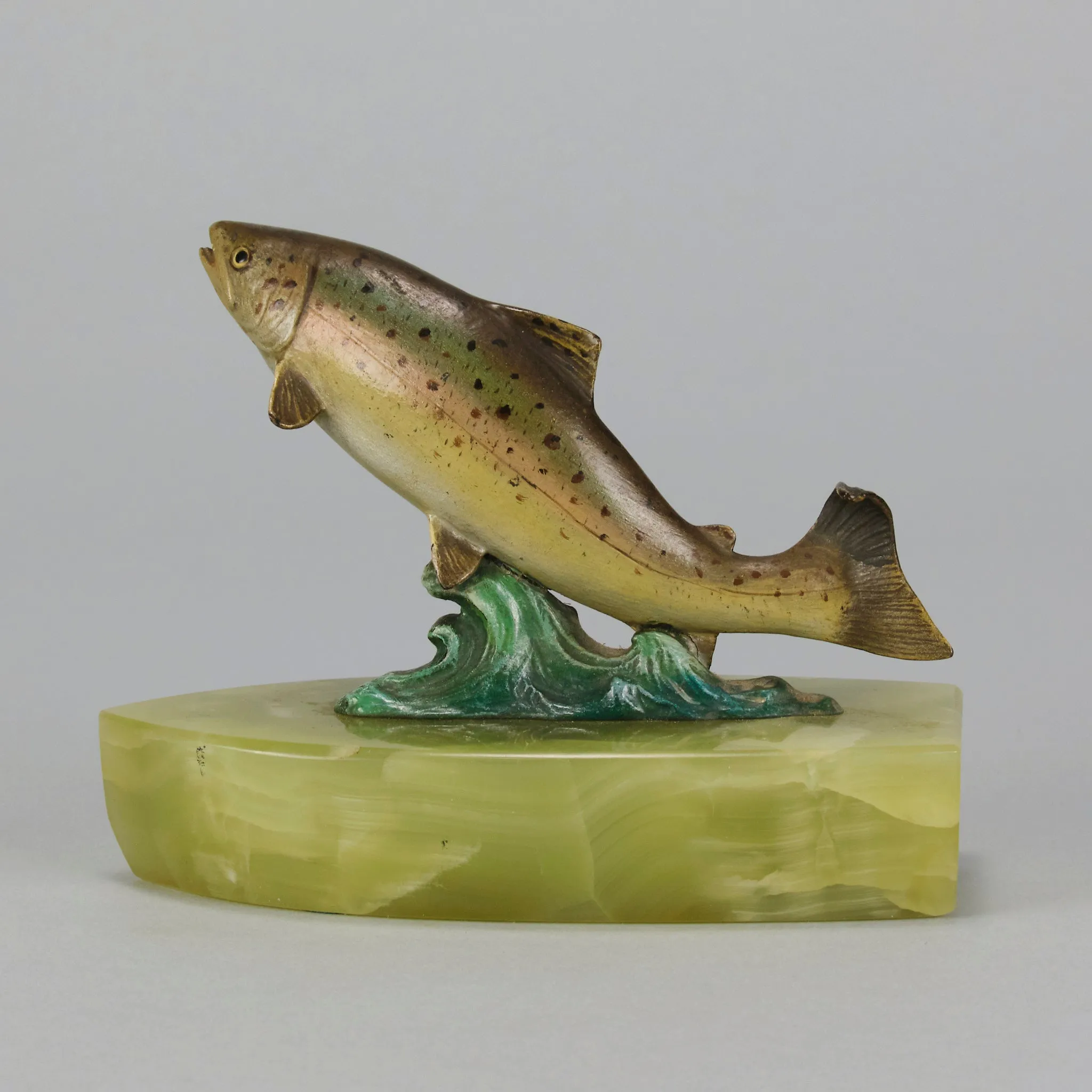 Vienna Bronze "Leaping Salmon"