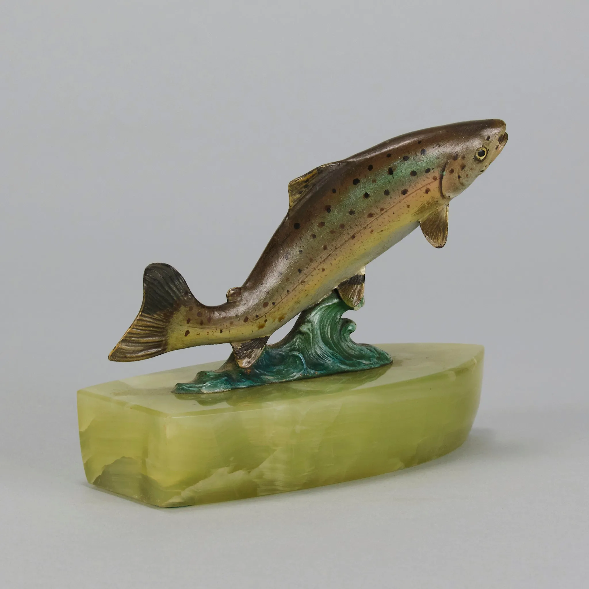 Vienna Bronze "Leaping Salmon"