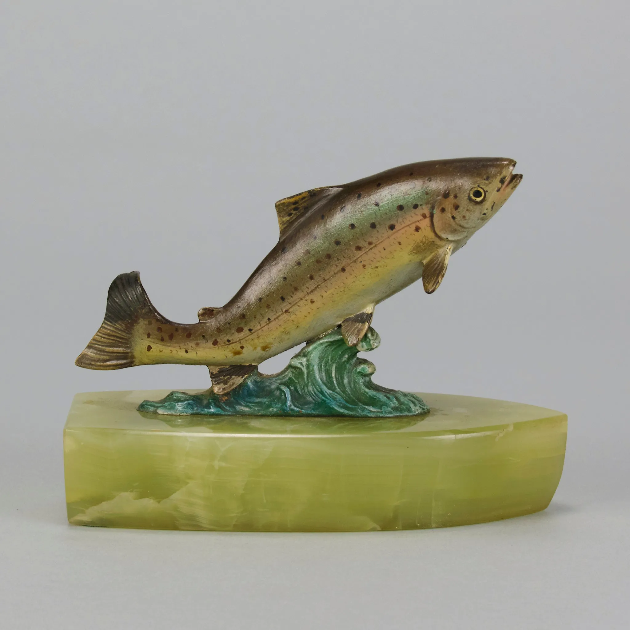 Vienna Bronze "Leaping Salmon"