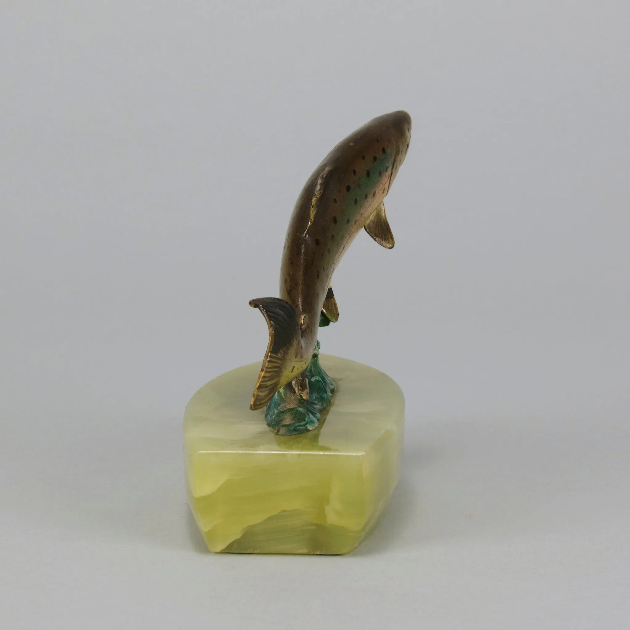 Vienna Bronze "Leaping Salmon"