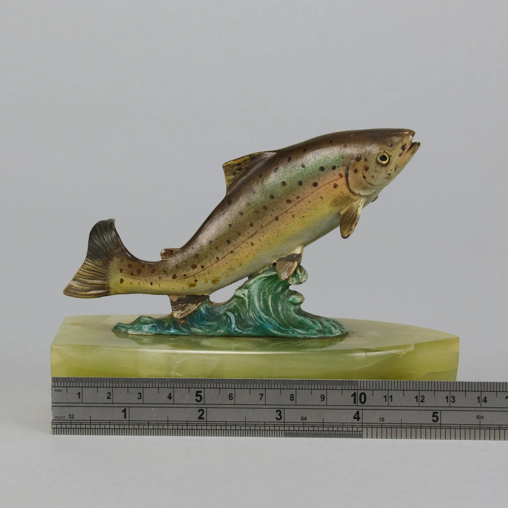 Vienna Bronze "Leaping Salmon"
