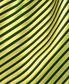 Yellow & Black Striped Pocket Square